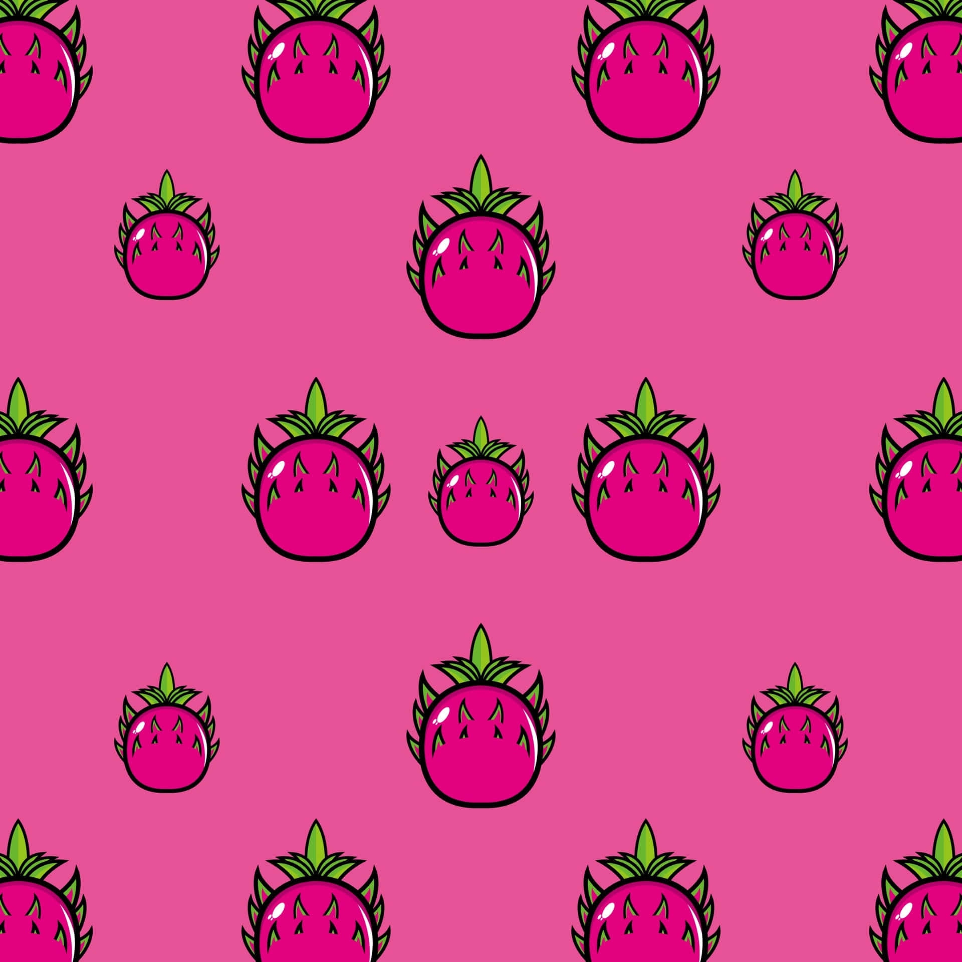 Adorable Pink Kawaii Background