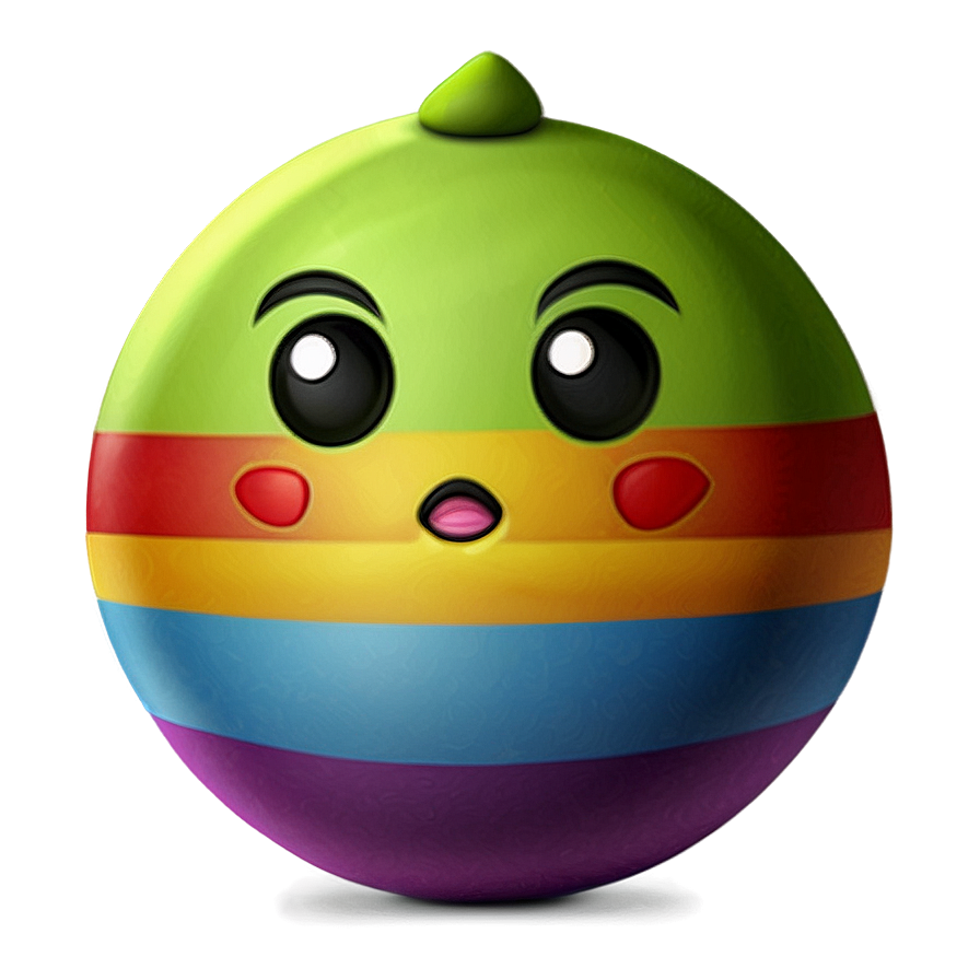 Adorable Rainbow Emoji Png Bcv9 PNG
