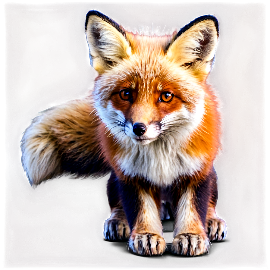 Adorable Red Fox Png 06242024 PNG