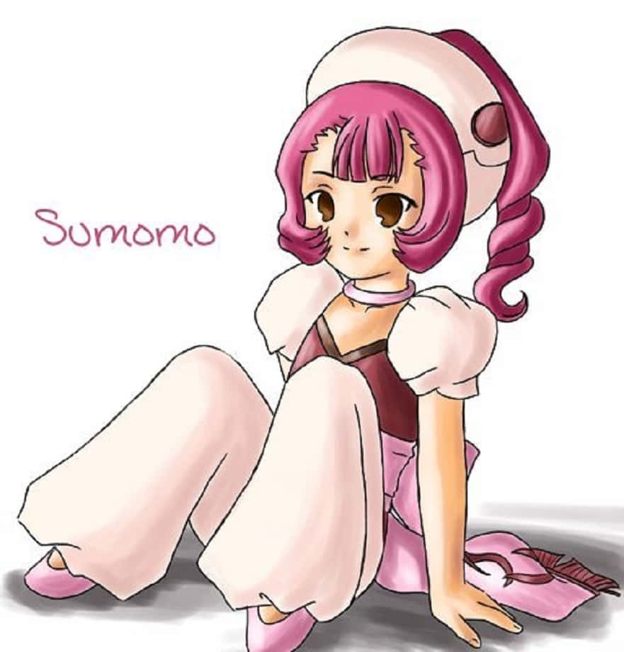 Adorable Sumomo From Chobits Anime Series Wallpaper