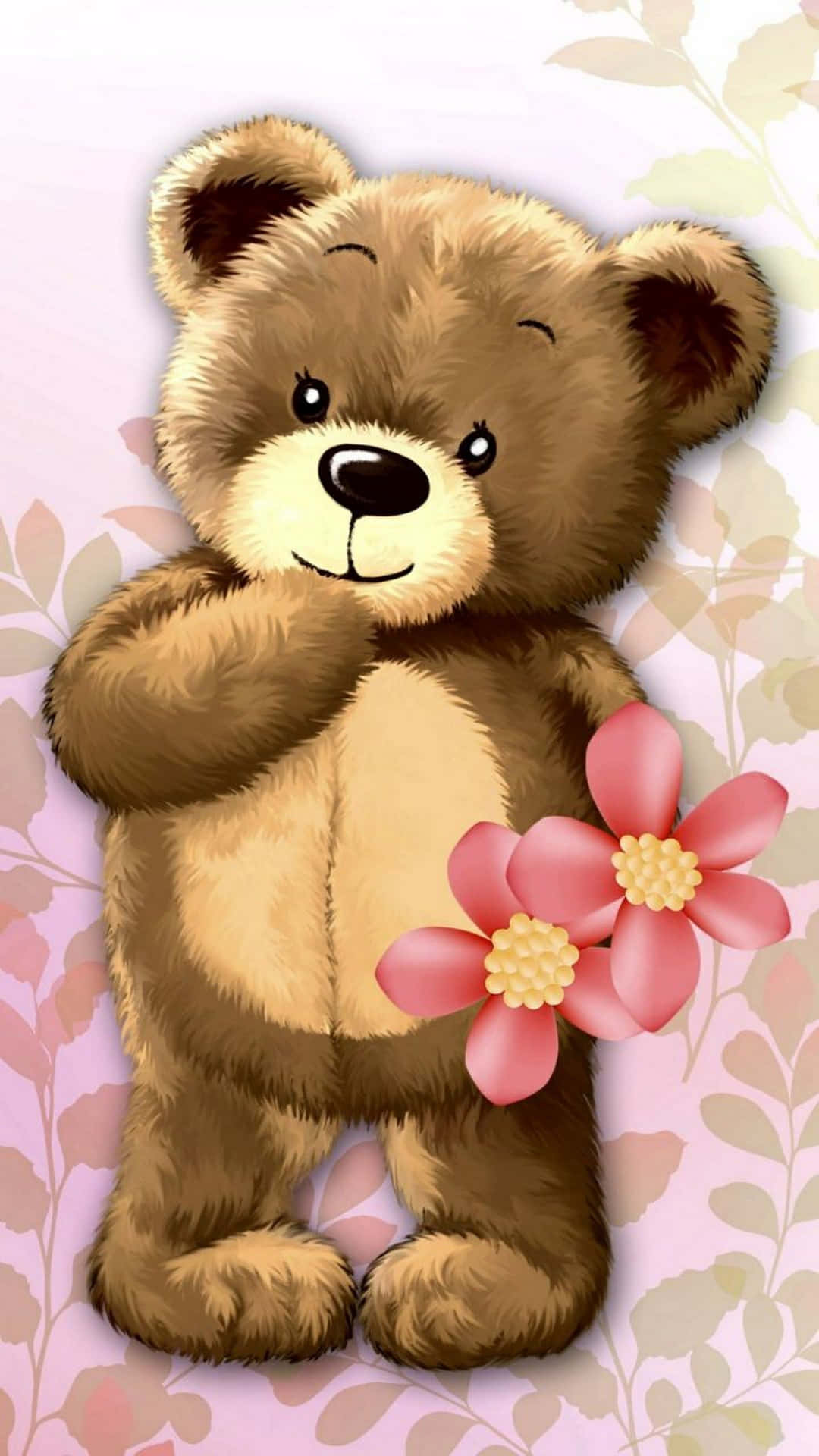 Adorable Teddy Bear With A Dreamy Background