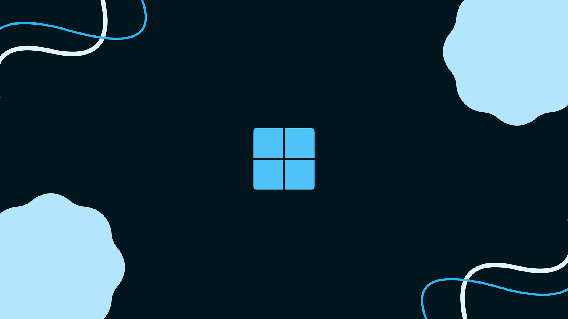 Sød Windows 11-logo som baggrundsbillede til din skrivebordsunderlag Wallpaper