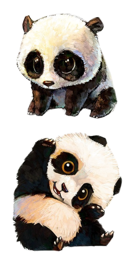 Adorable_ Animated_ Panda_ Pair PNG