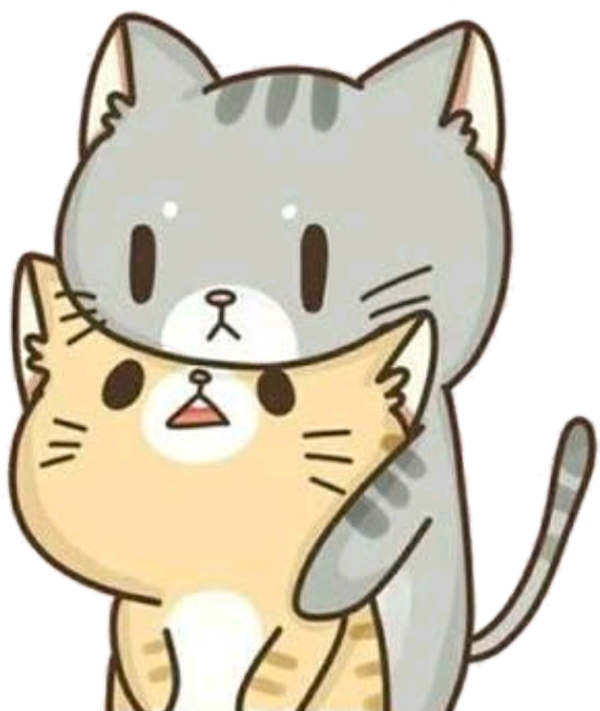 Adorable_ Striped_ Kawaii_ Cat.png PNG