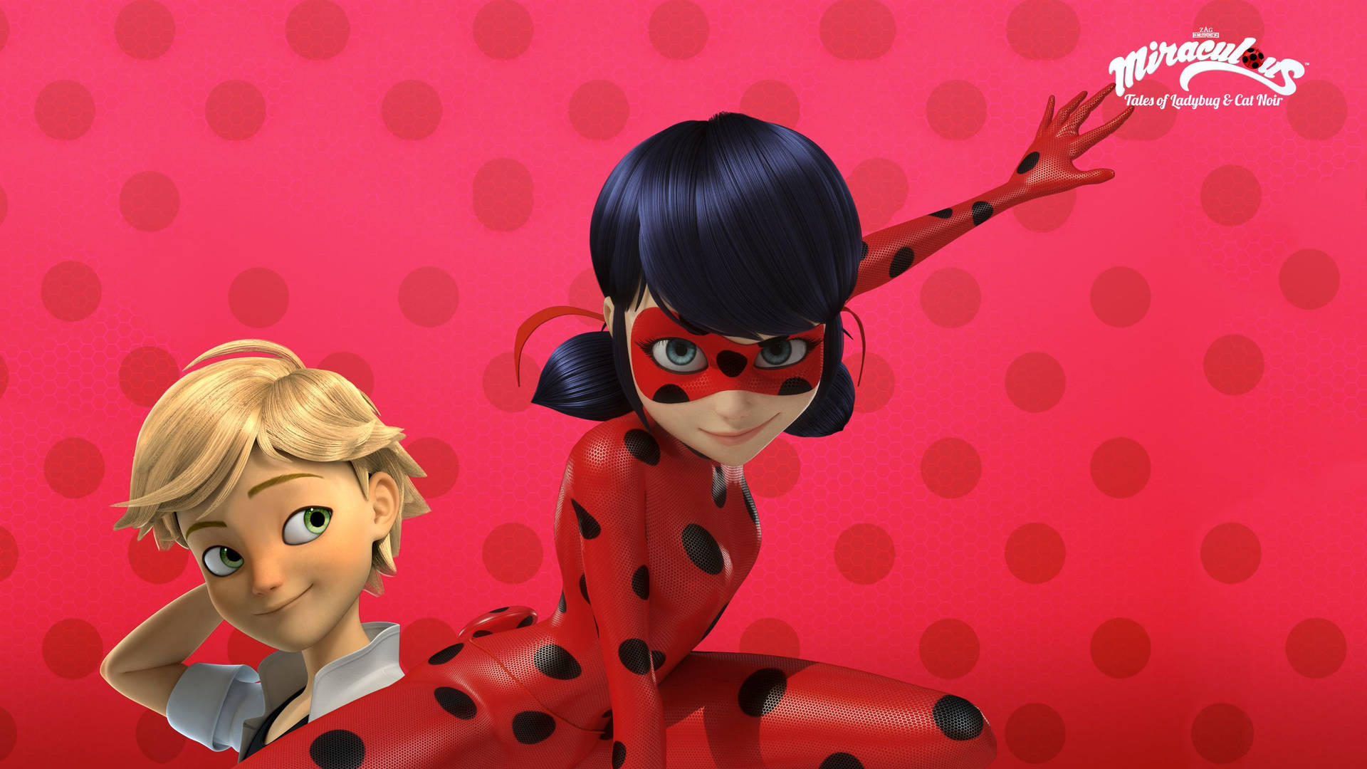 Adrien And Miraculous Ladybug Wallpaper