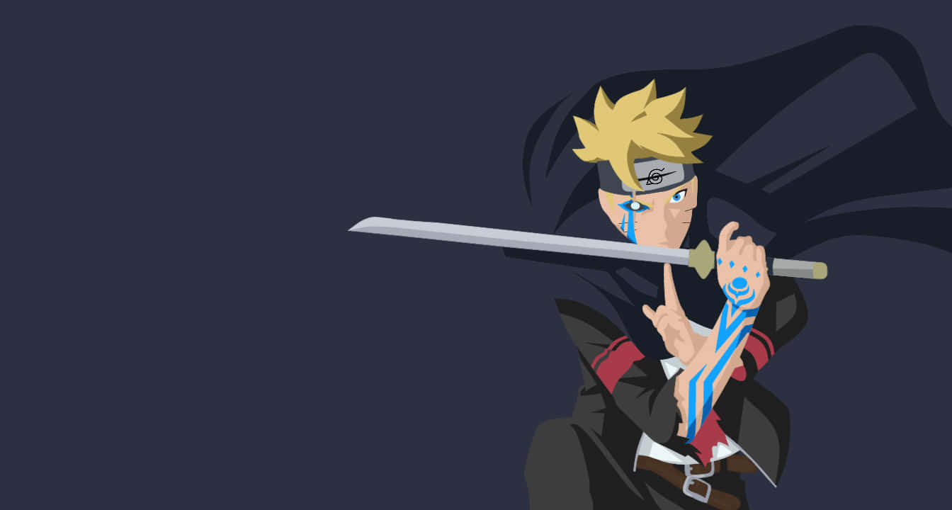 An adult version of the beloved Naruto character, Boruto Wallpaper