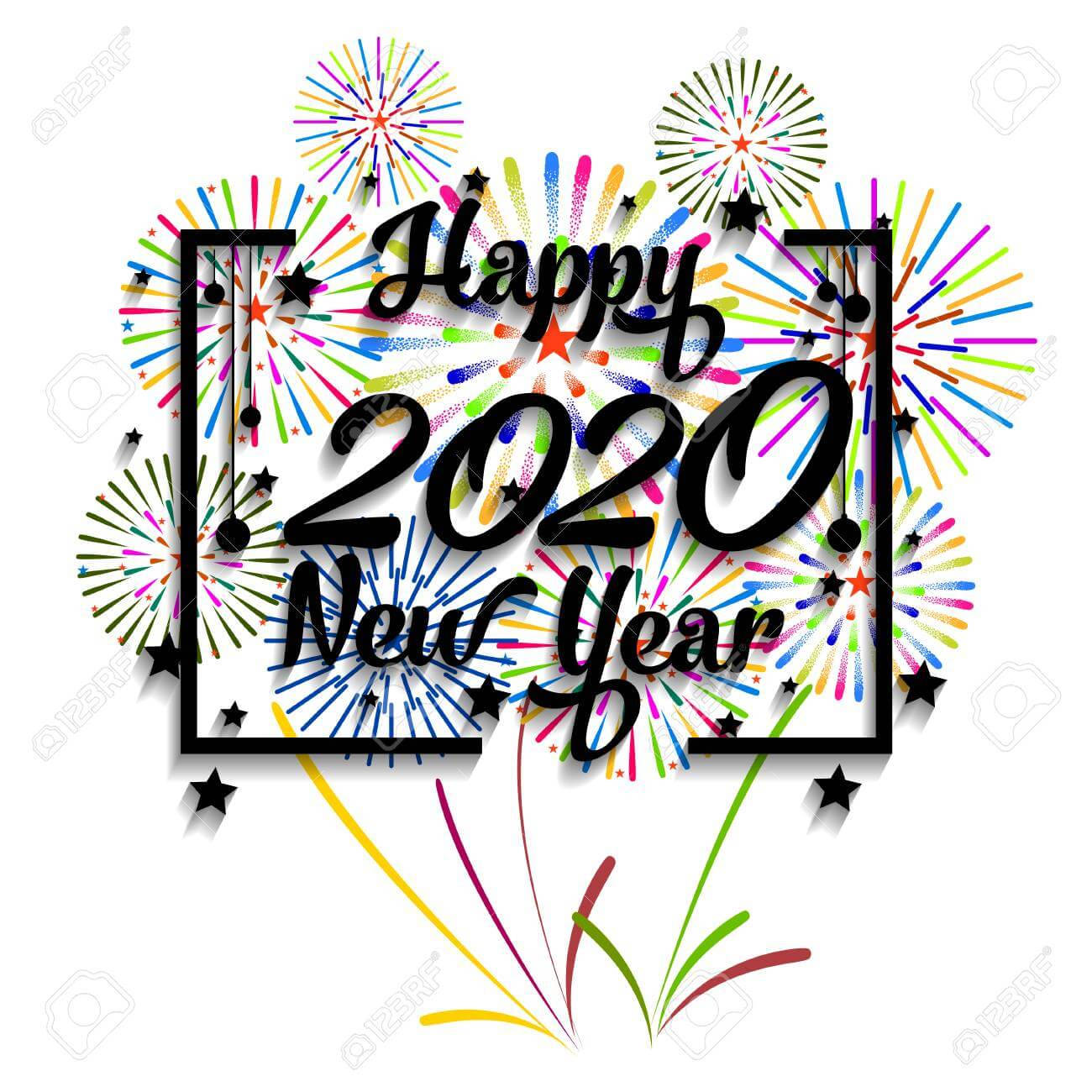 Wish You Happy and Prosperous New Year 2020! Wallpaper