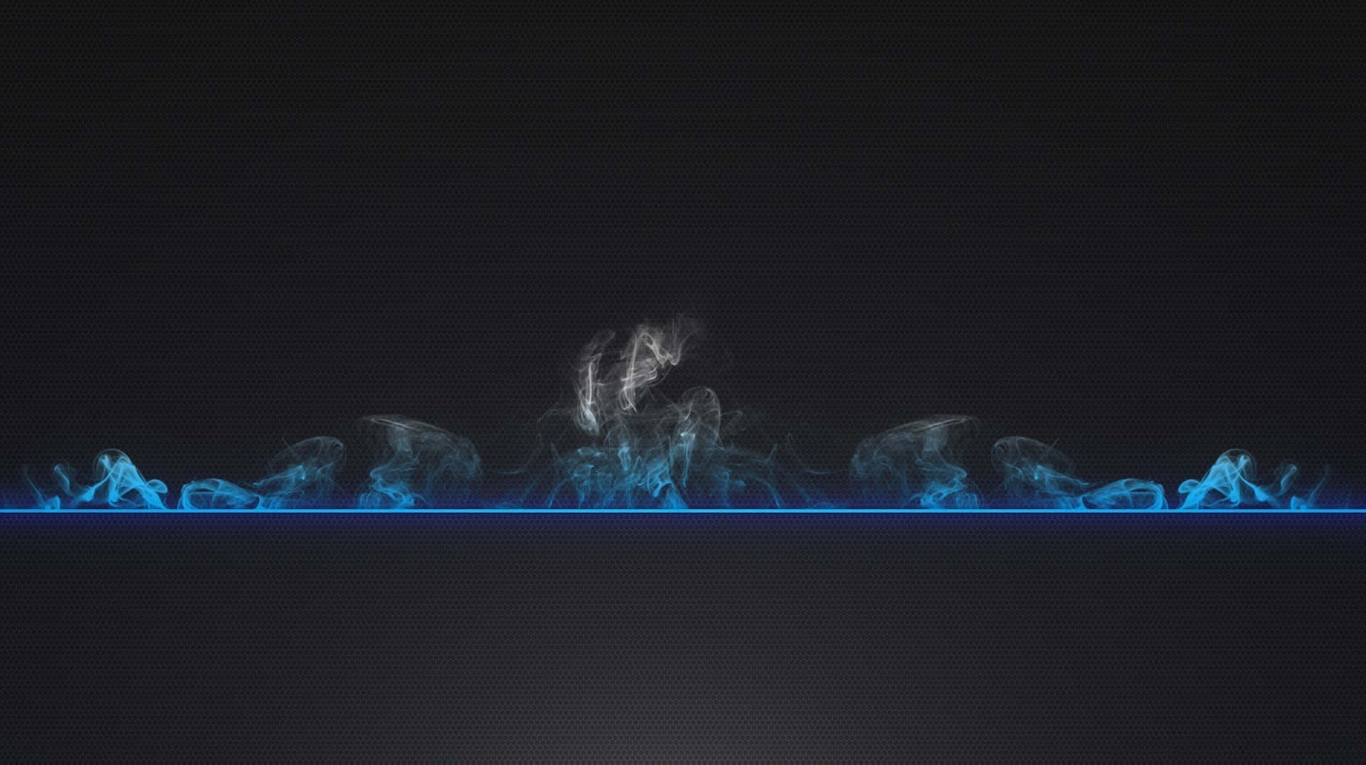 Advanced Blue Smoke Wallpaper