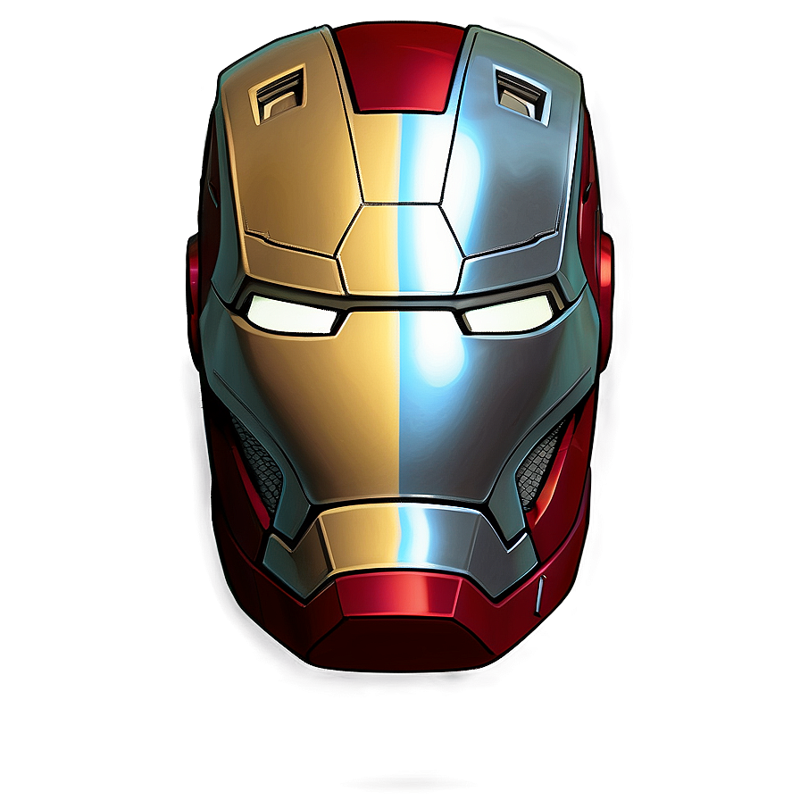 Advanced Iron Man Helmet Version Png 06122024 PNG
