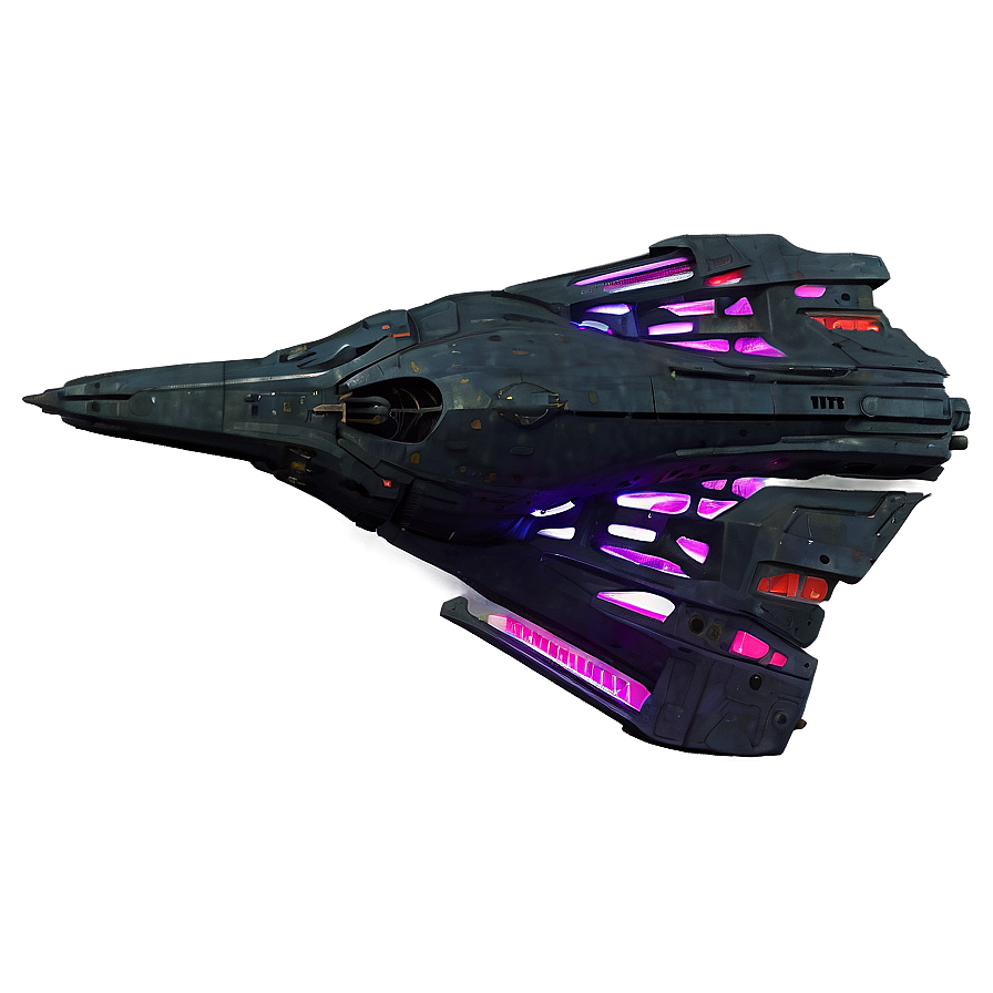 Advanced Starship Model Png Uxb PNG