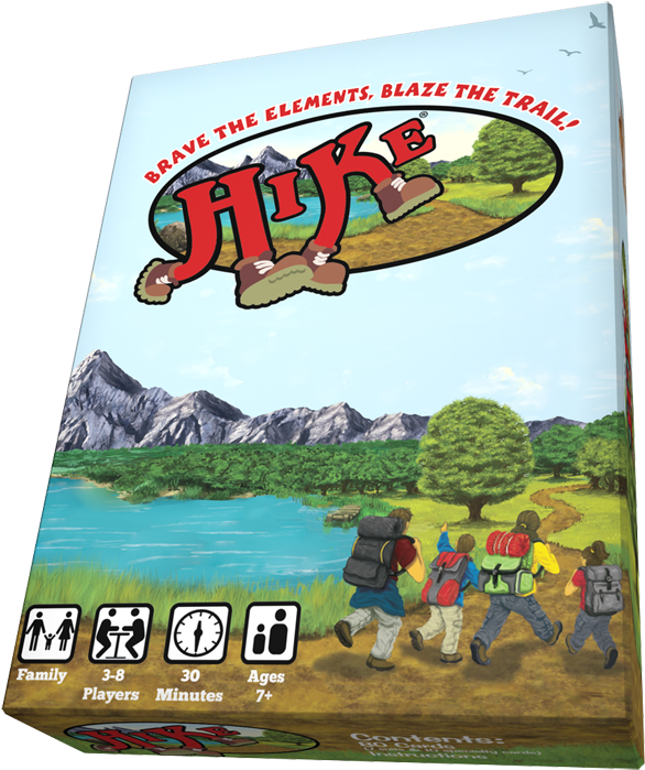 Adventure Board Game Hike Cover Art PNG