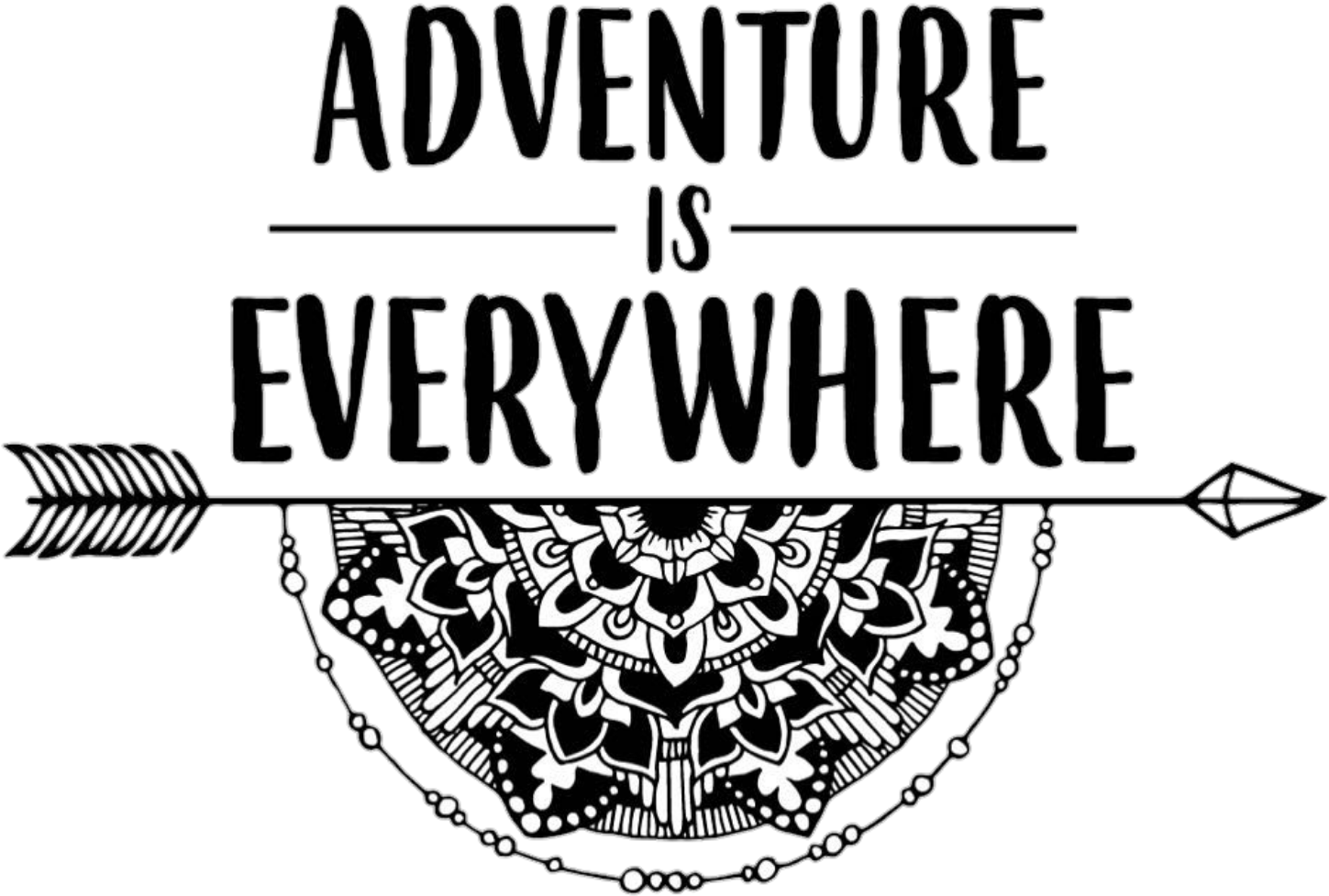 Adventure Inspired Arrow Graphic PNG