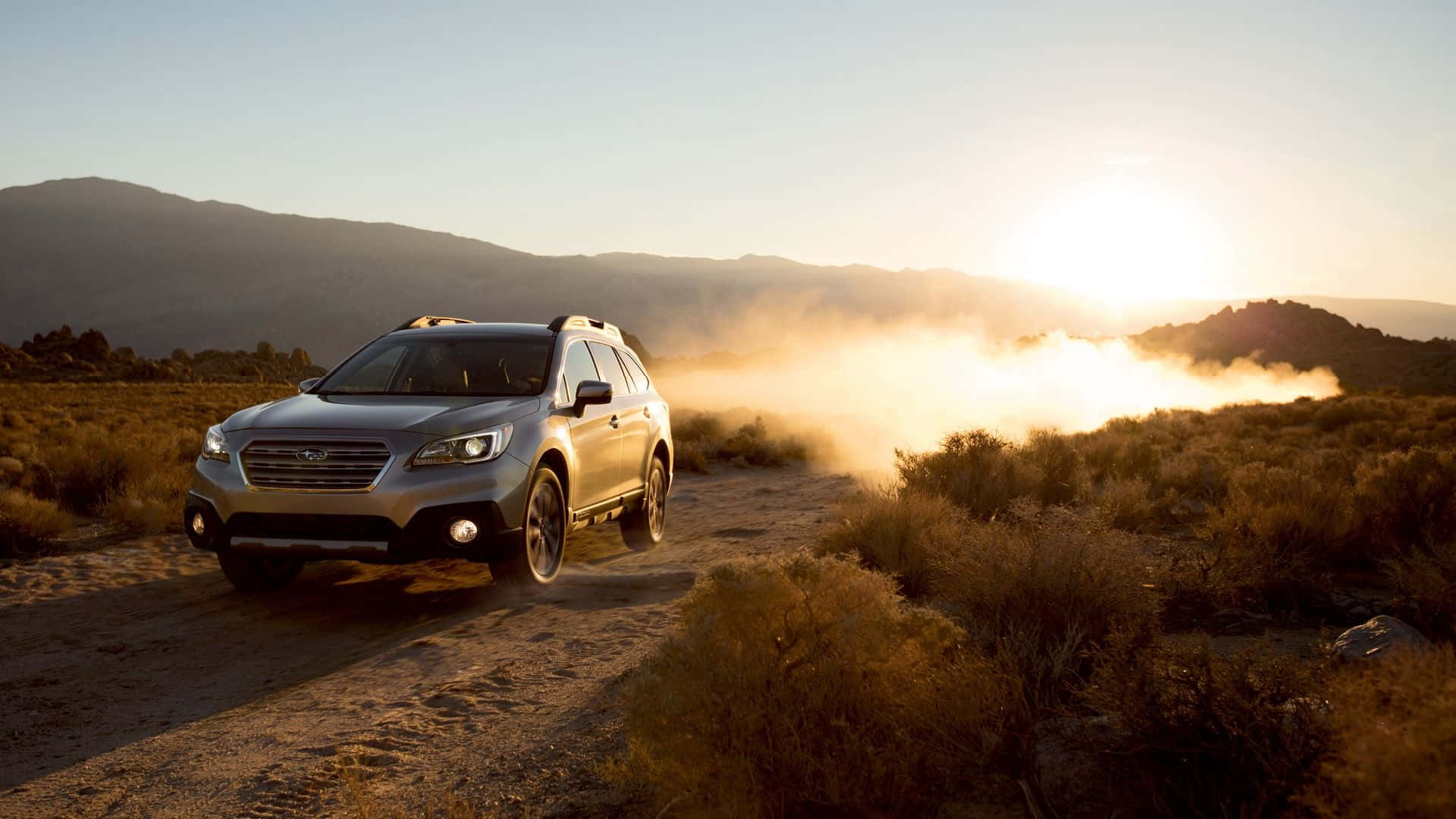 Adventure-ready Subaru Outback Wallpaper