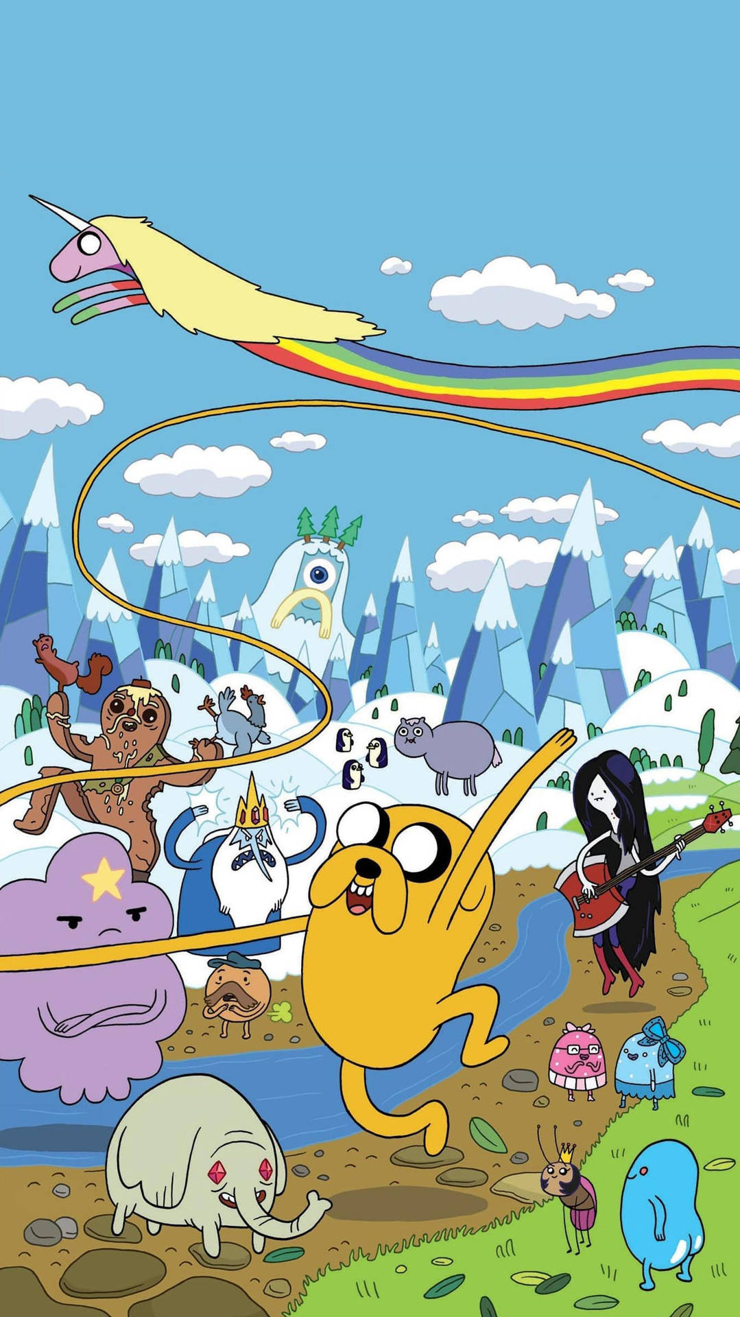 Adventure Time Cartoon Phone Picture
