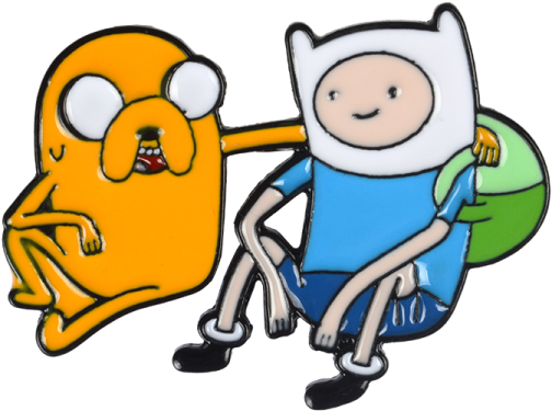 Adventure Time Finnand Jake Pin PNG