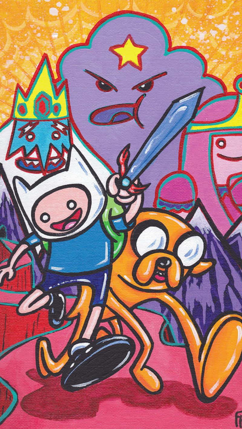 Adventure Time Heroesand Villains Wallpaper