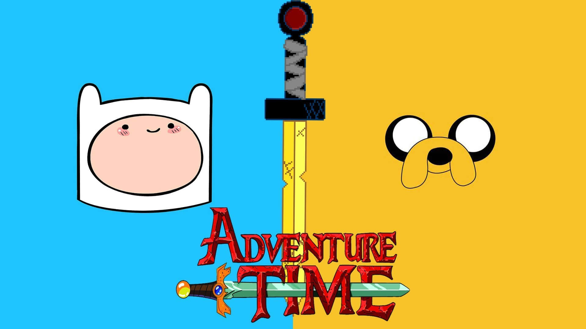 Adventure Time Iconic Elements Wallpaper
