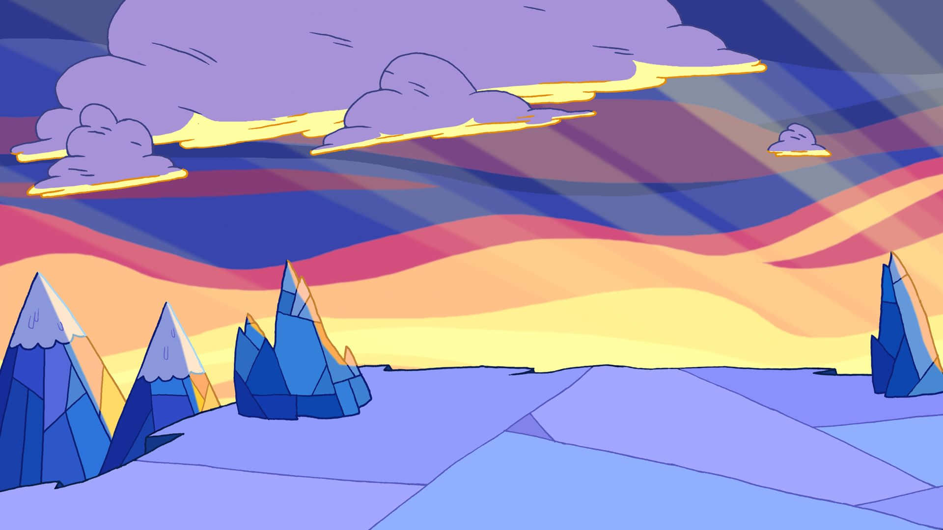 "Explore the Magical Landscape of Adventure Time" Wallpaper