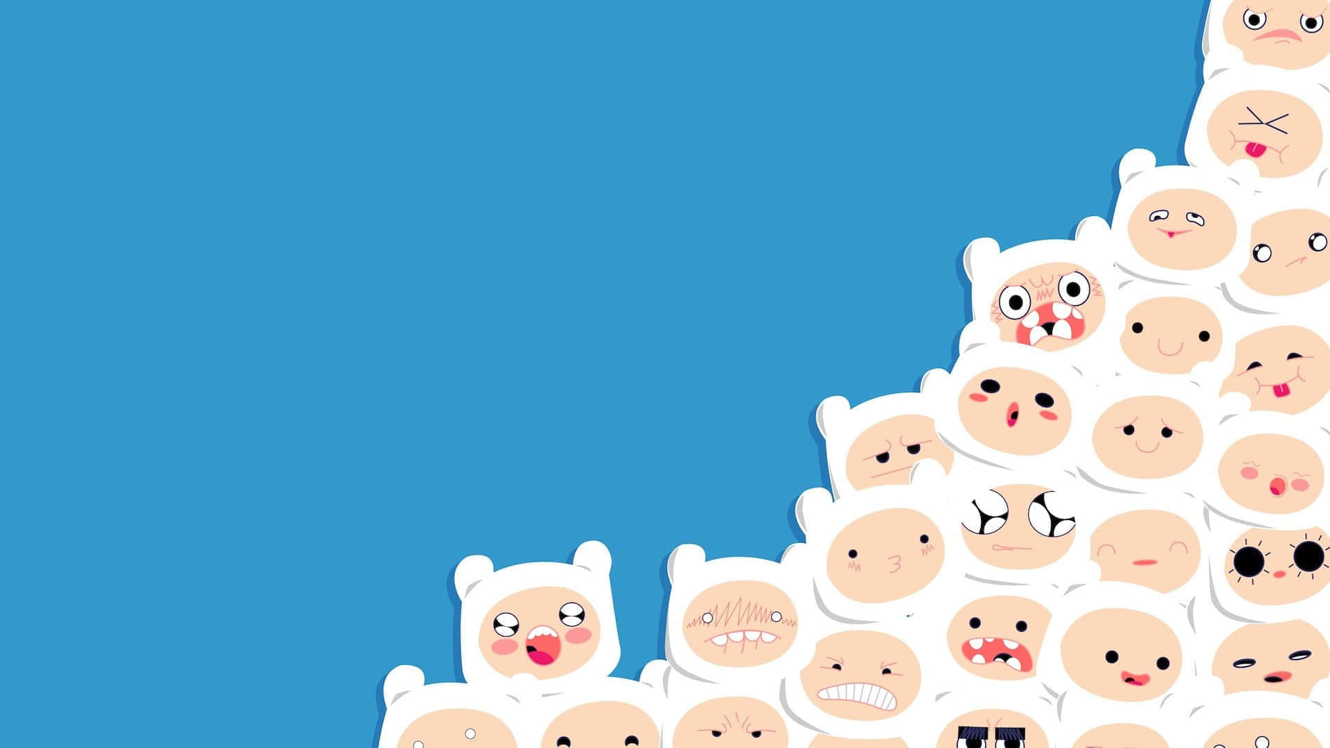 Adventure Time Pileof Cute Finns Wallpaper