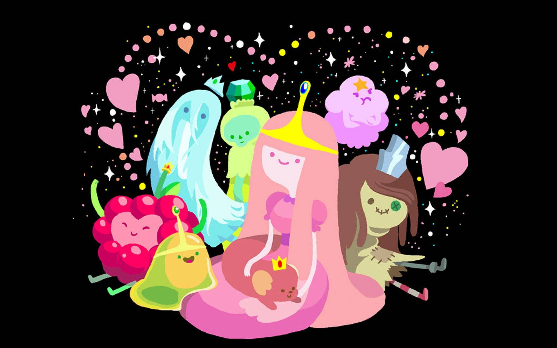 Join the Royal Princesses of the Land of Ooo Wallpaper