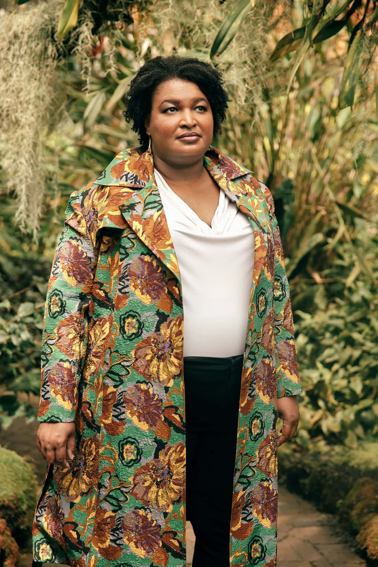 Advocate Stacey Abrams Speech Moment Wallpaper