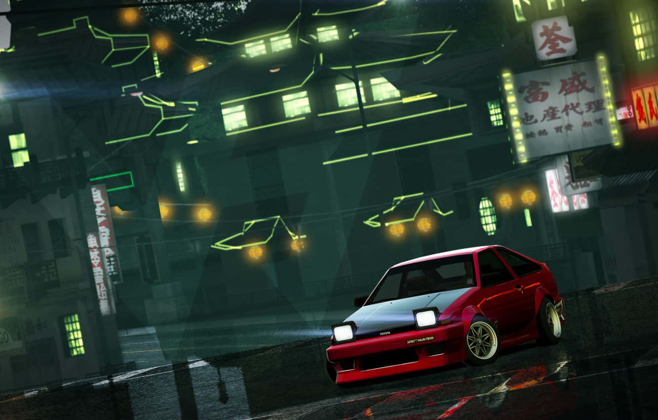 Happiness Is Behind The Wheel Of An AE86 Wallpaper
