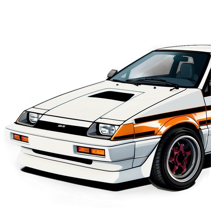 Ae86 Car Vector Png Fxe78 PNG