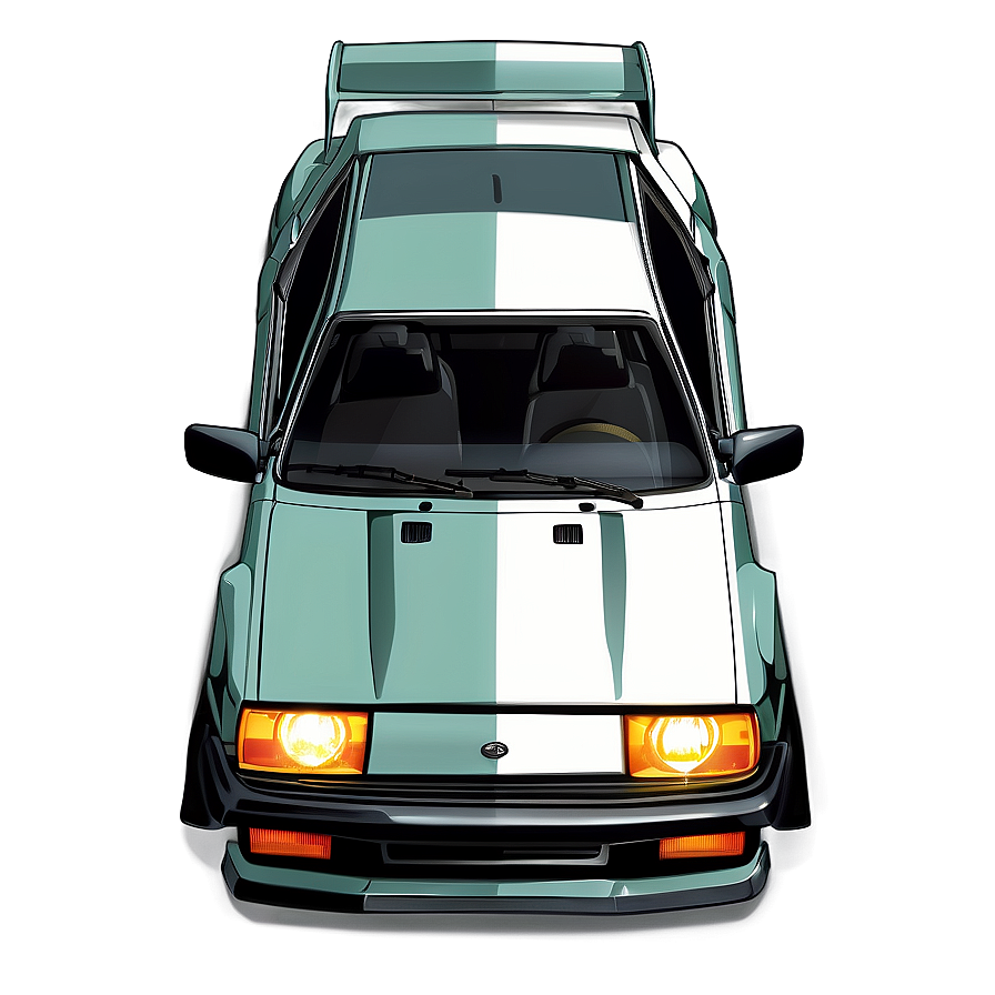 Ae86 Car Vector Png Tmc16 PNG