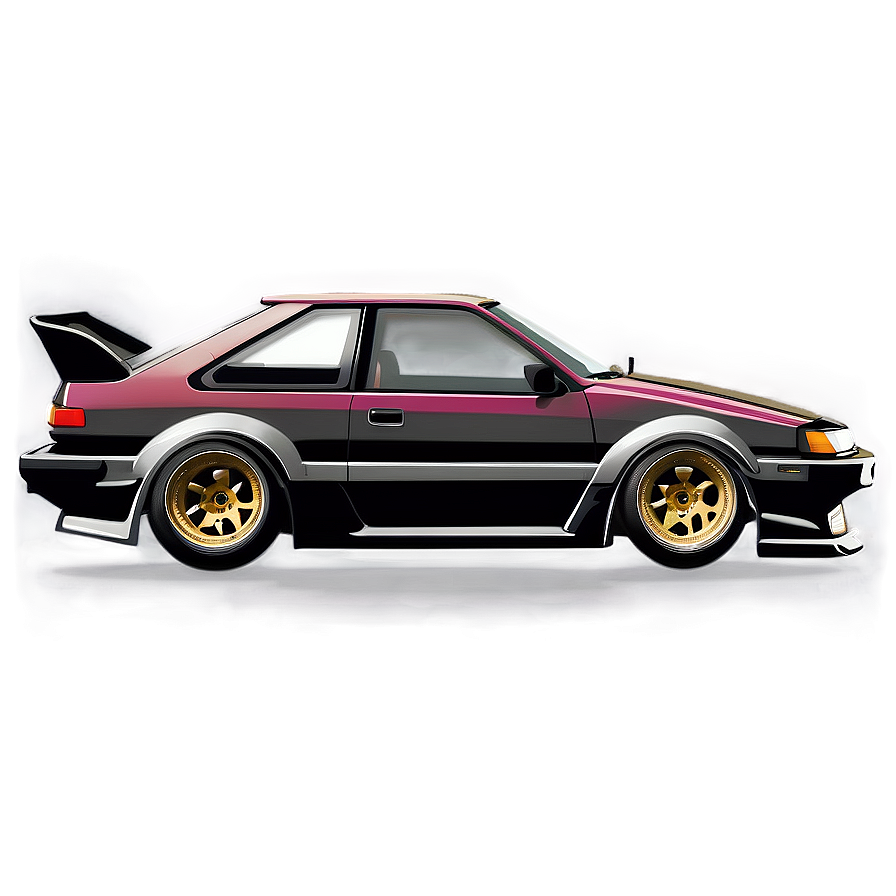 Ae86 Drifting Scene Png Bjc PNG