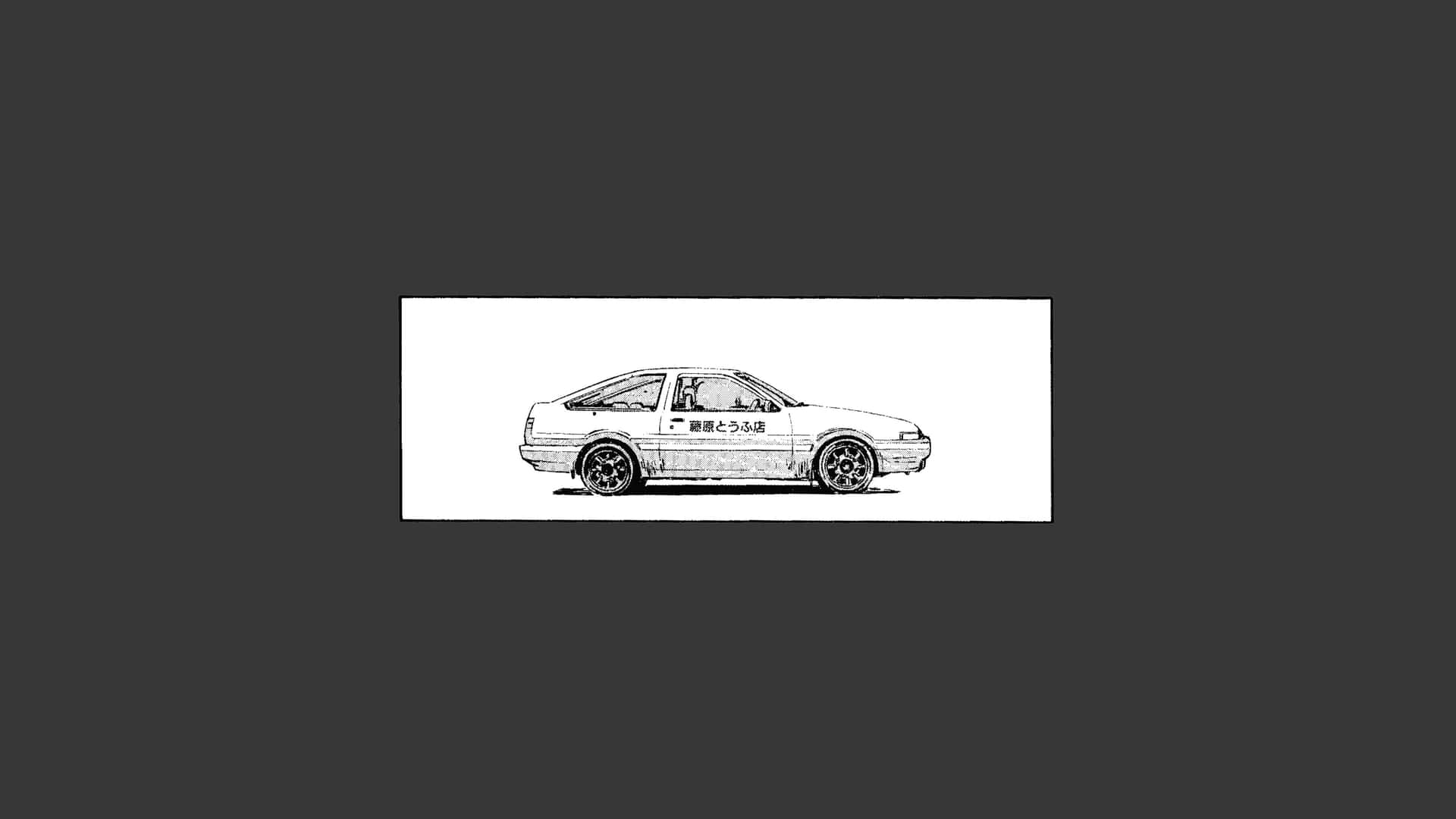 Autosportiva Classica: Toyota Ae86 Sfondo