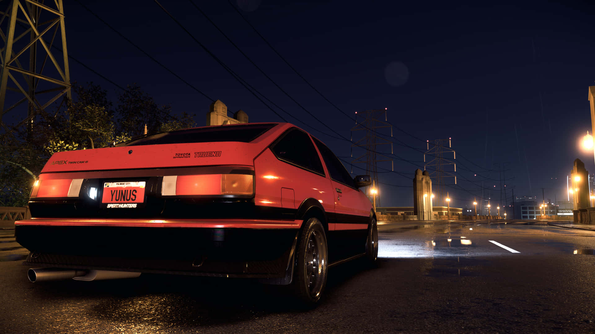 L'iconicatoyota Ae86 Sfondo