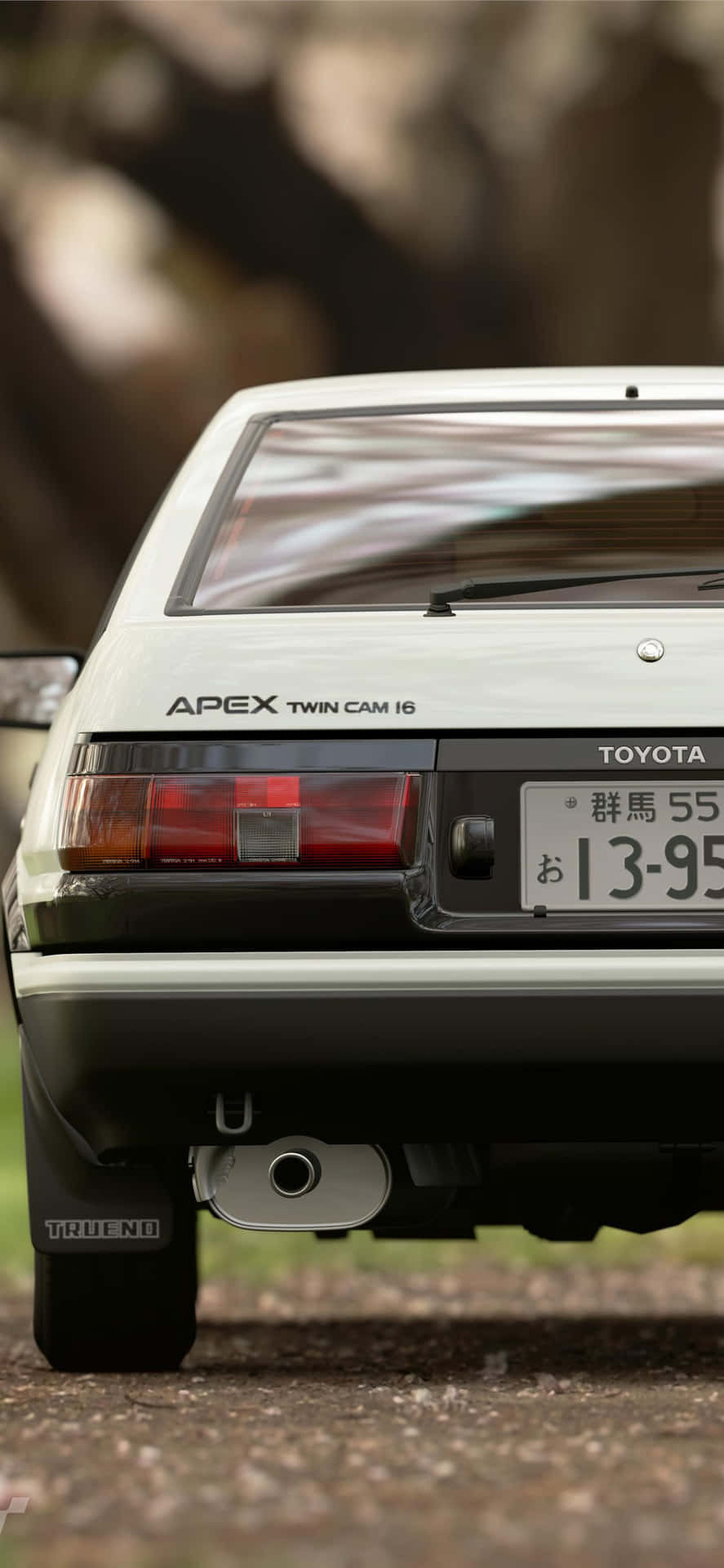 Toyota AE86, en virkelig klassisk bil fra 80'erne. Wallpaper