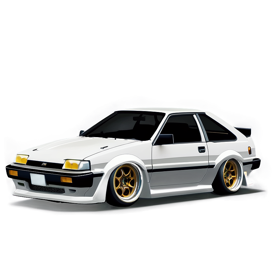 Ae86 Modified Car Png Qwf PNG