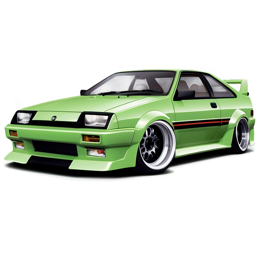 Ae86 Modified Car Png Wmc57 PNG