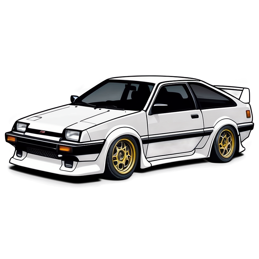 Ae86 Outline Graphic Png Bah PNG