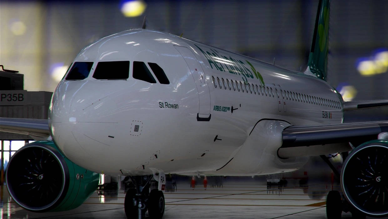 Aer Lingus Aviation Plane In Maintenance Picture