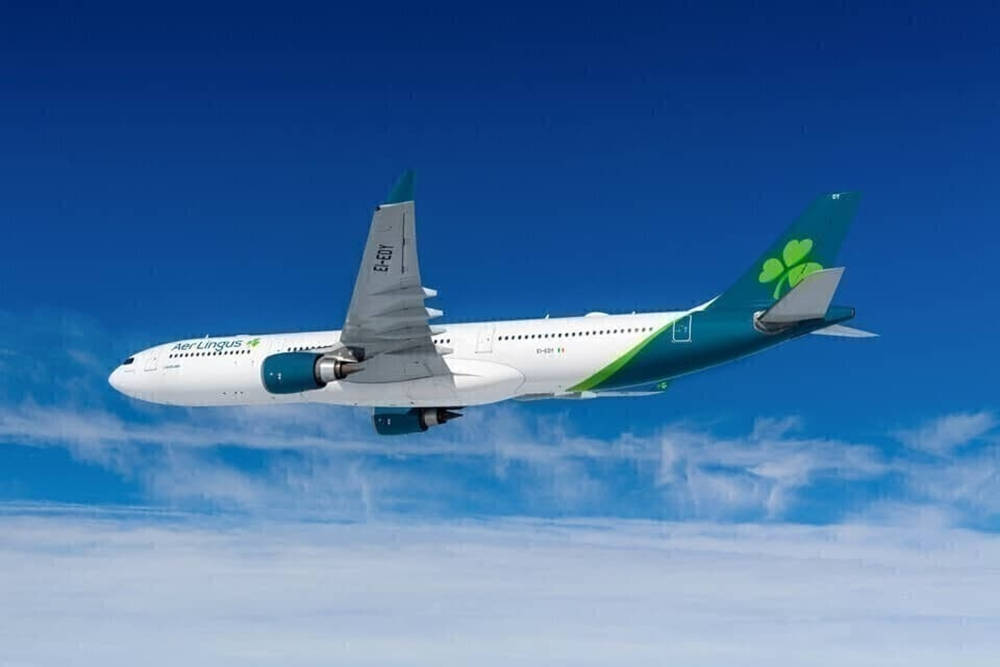Aer Lingus Aviation Plane Soaring Picture