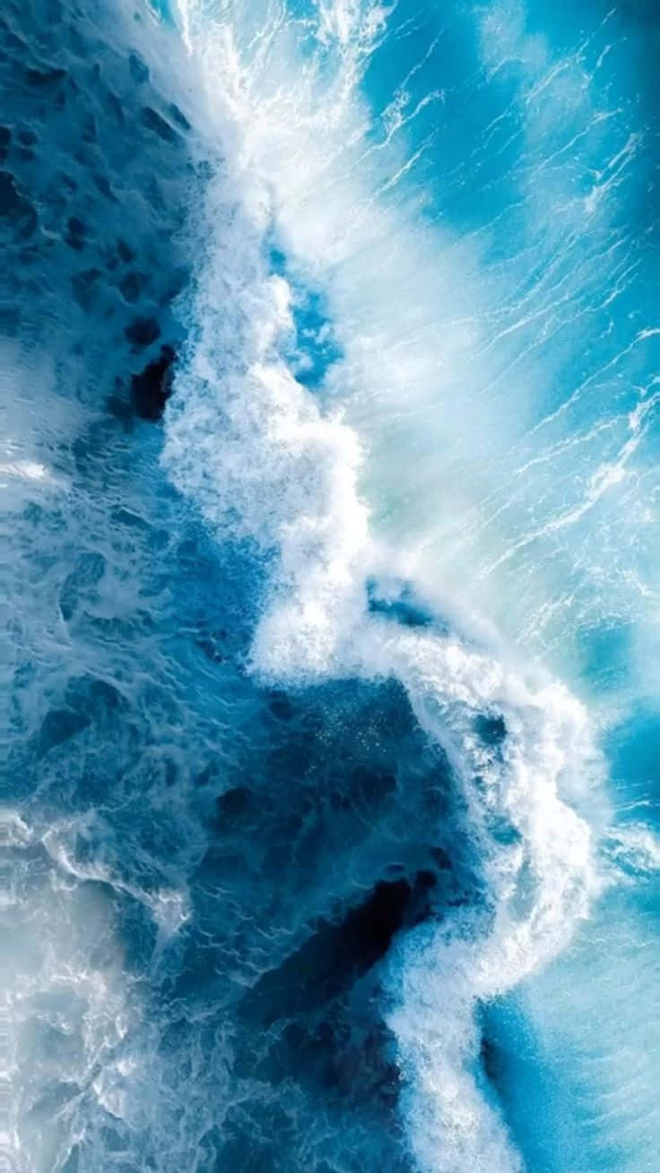 Aerial_ Ocean_ Waves_4 K_ U H D Wallpaper