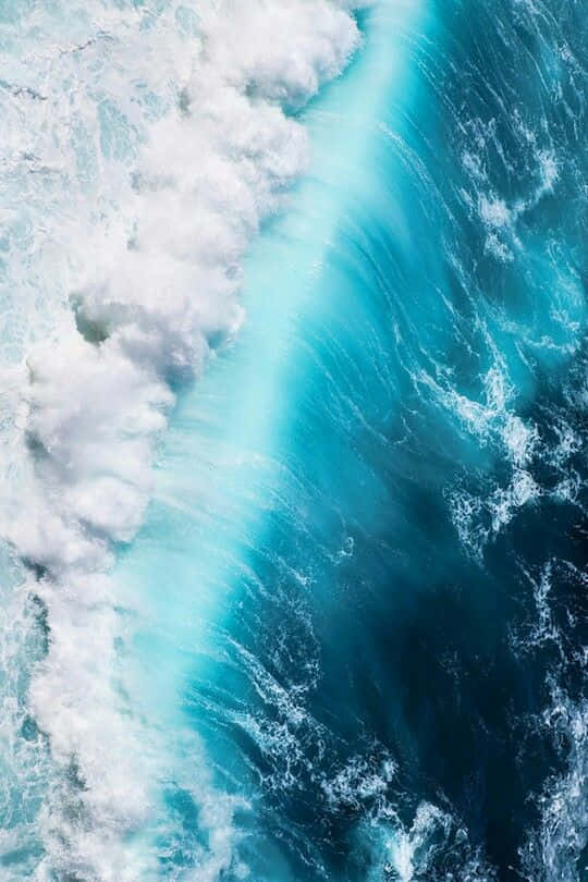 Aerial Ocean Waves Texture4 K U H D Wallpaper
