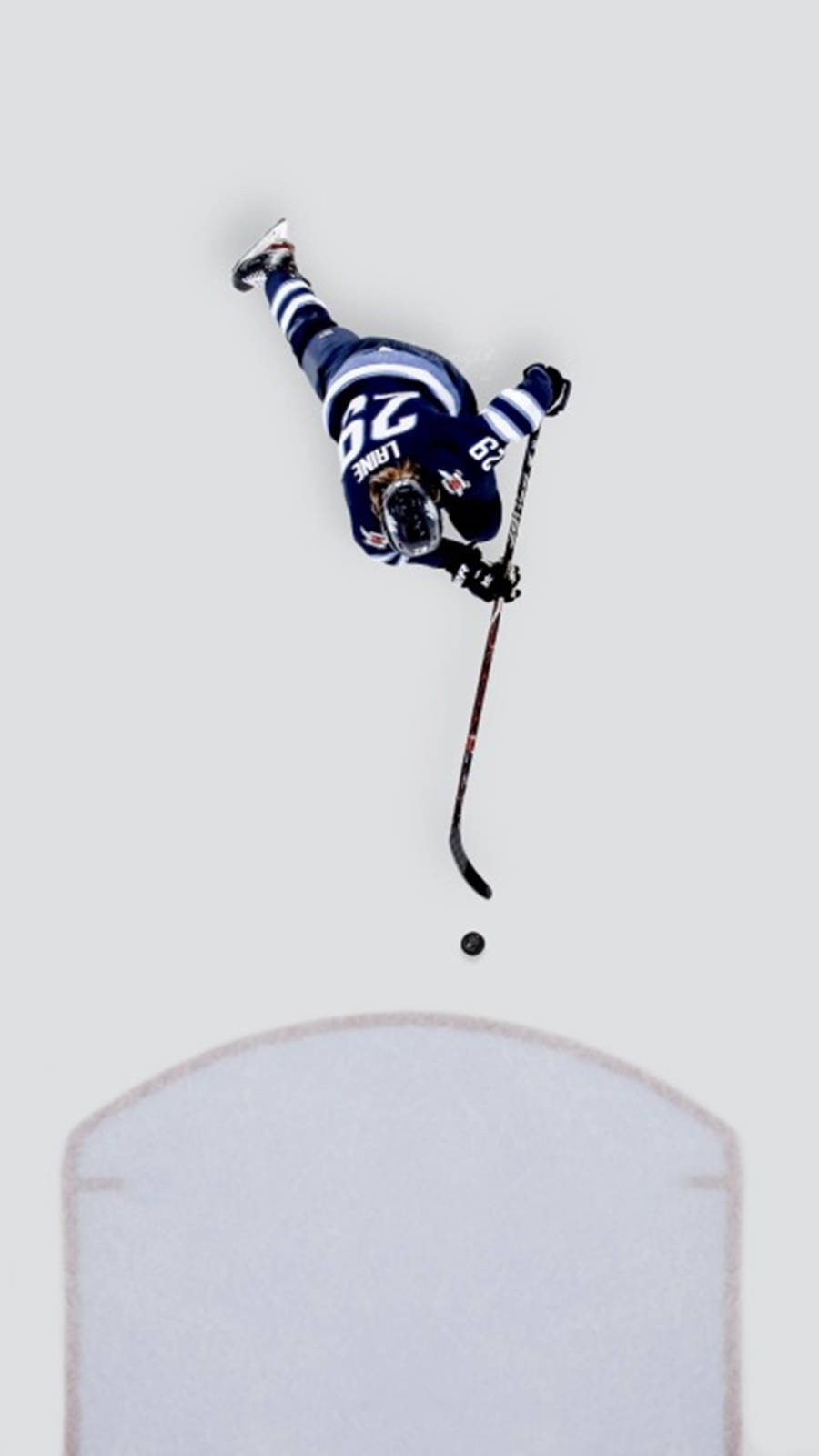 Patrik Laine in Action on the Ice. Wallpaper