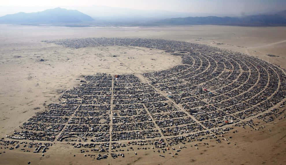 Immagineaerea Del Burning Man