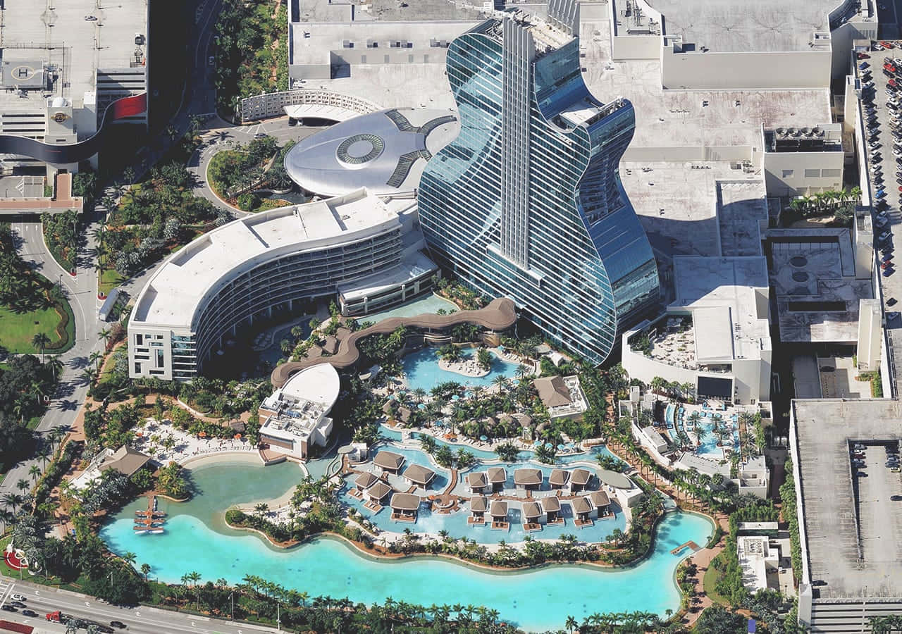 Seminole Hard Rock Hotel Og Casino Hollywood Aerial Picture
