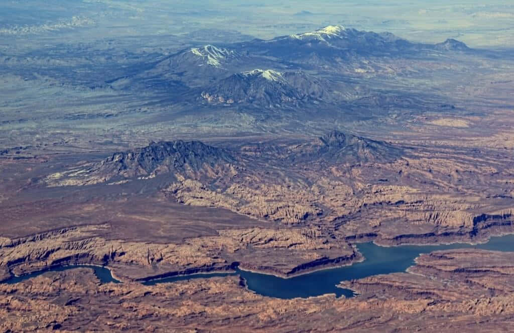 Navajo Mountain Laccolith Aerial Picture
