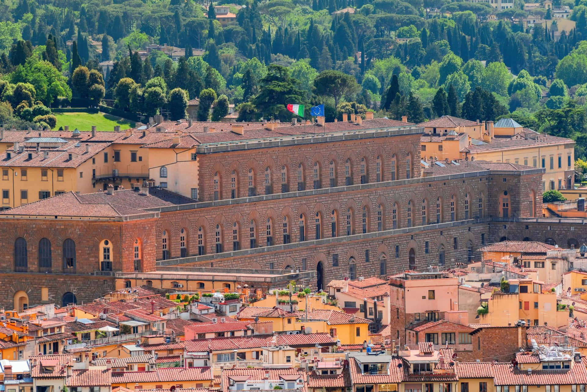 Aerial Shot Palazzo Pitti Picture