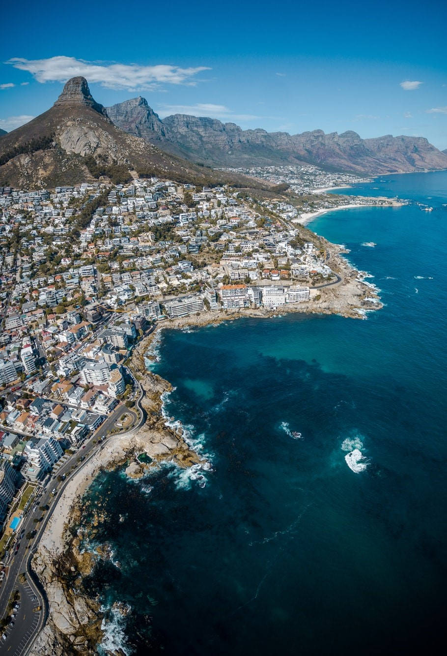Aerial View Kapstaden Wallpaper