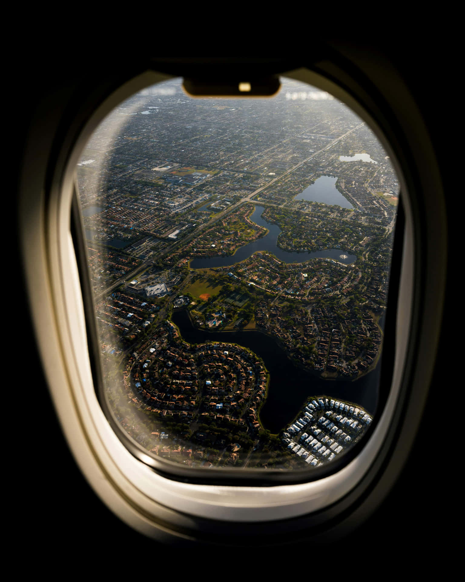 Aerial_ View_from_ Airplane_ Window Wallpaper