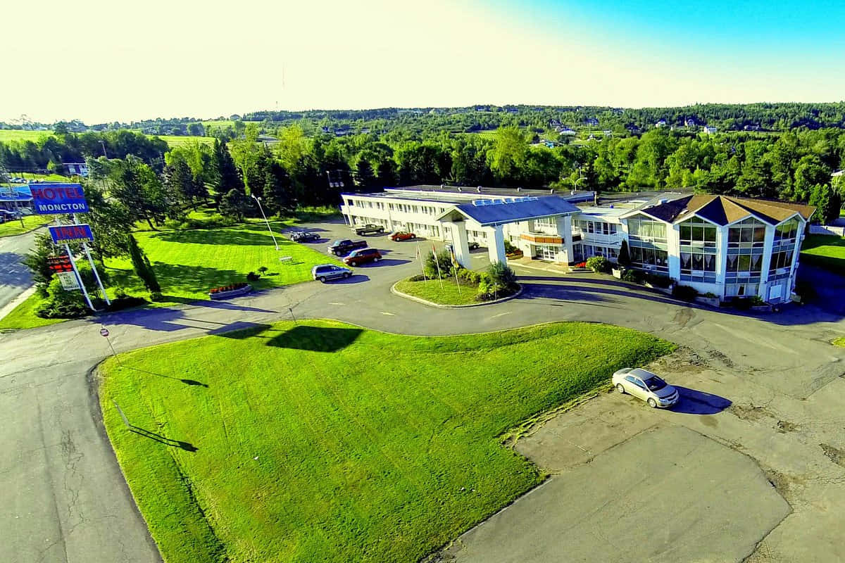 Aerial View Moncton Hotel Wallpaper