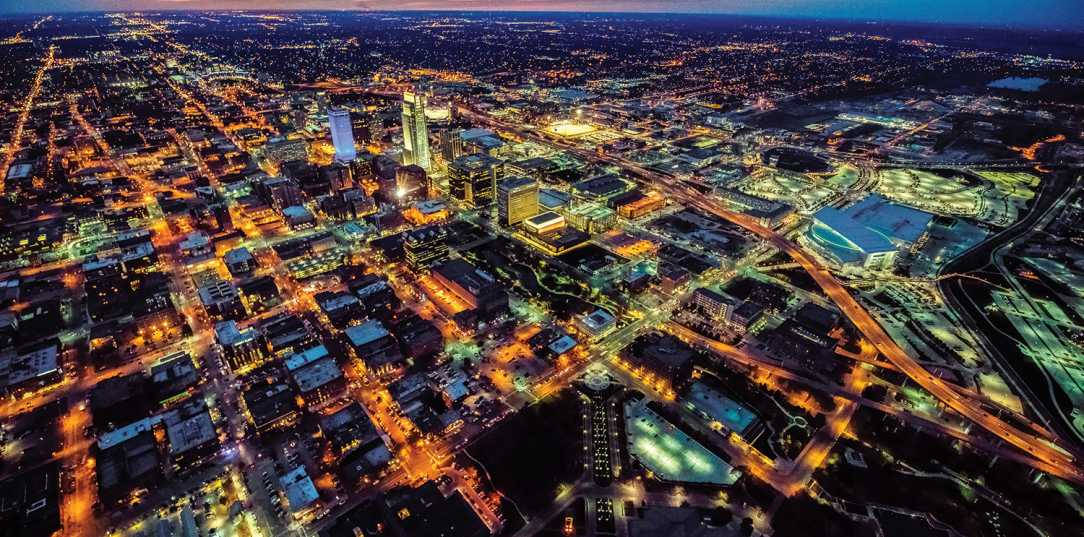 Aerial View Of Omaha Wallpaper