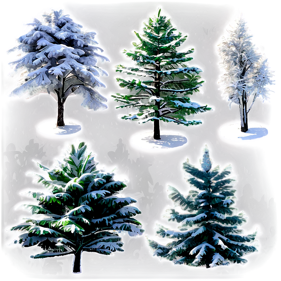 Aerial View Of Spruce Trees Png 06132024 PNG