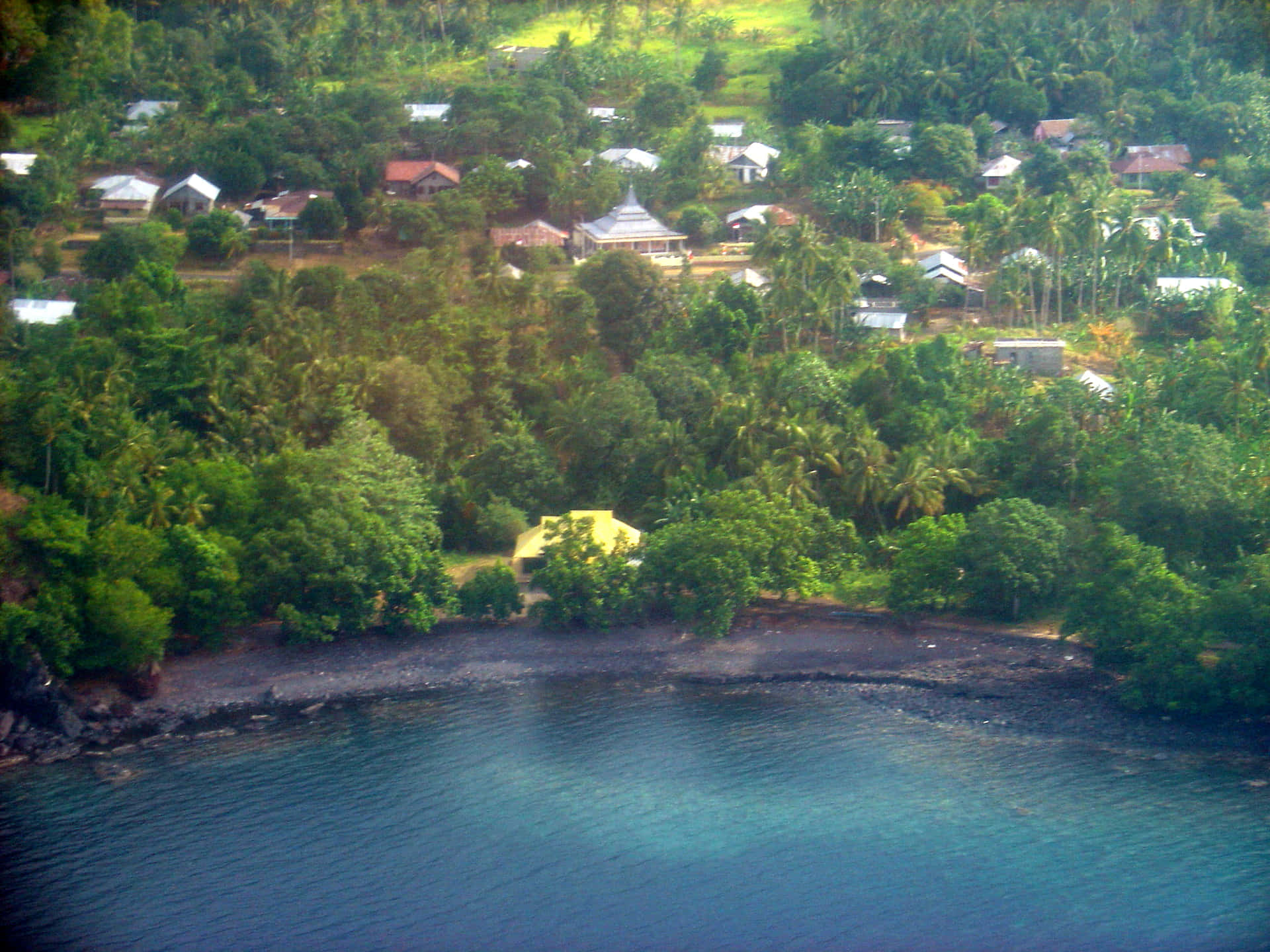 Aerial View Of Sulawesi Wallpaper